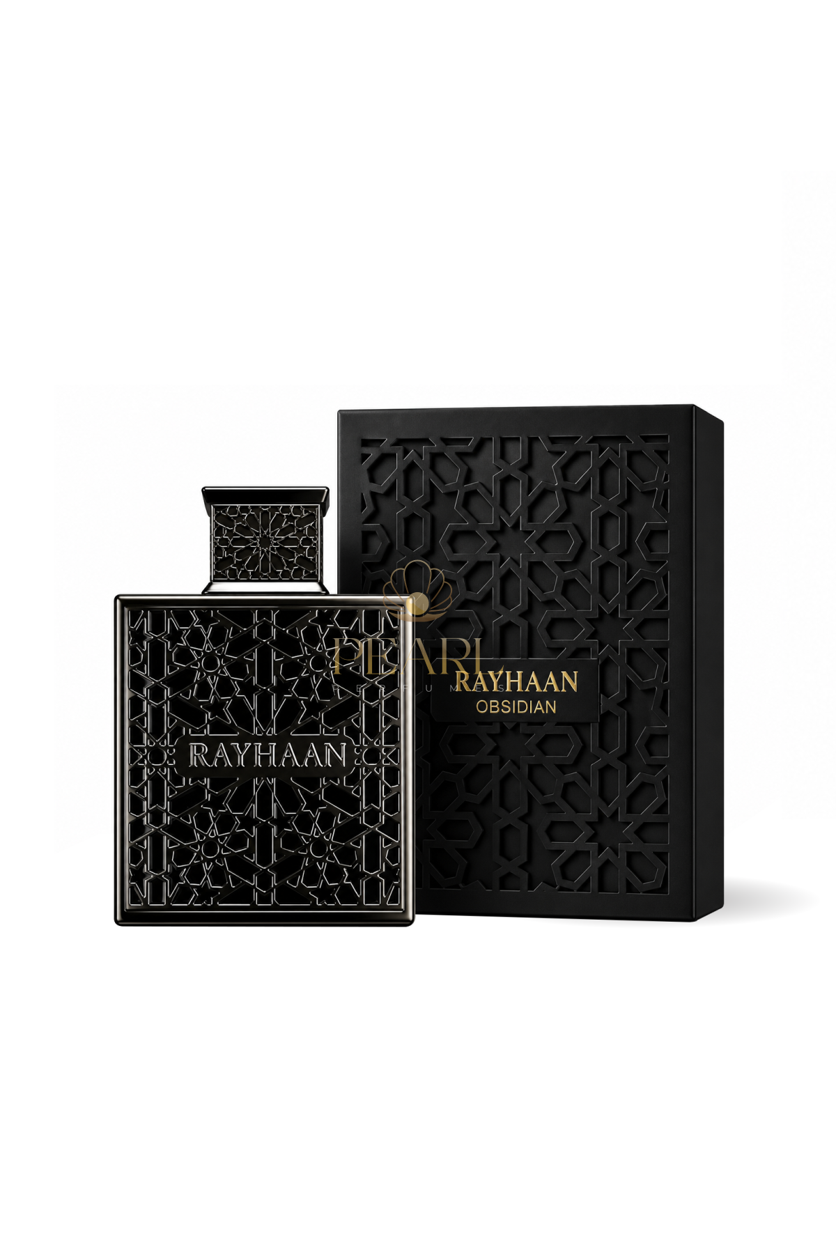 Rayhaan Obsidian Eau de Parfum 100ml for men at Pearl Perfumes UK